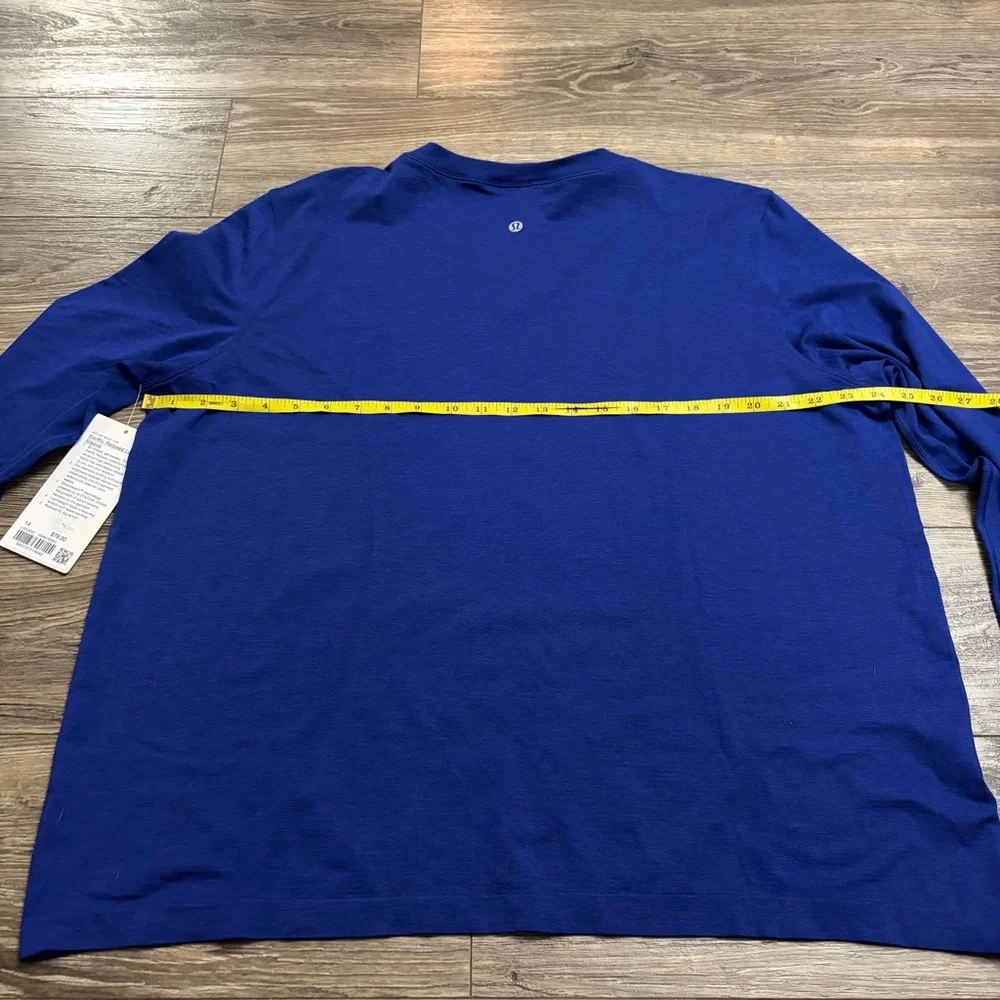 NWT Lululemon Swiftly Relaxed Long-Sleeve Shirt 2.0 *Updated (Deep Sea Blue) 14